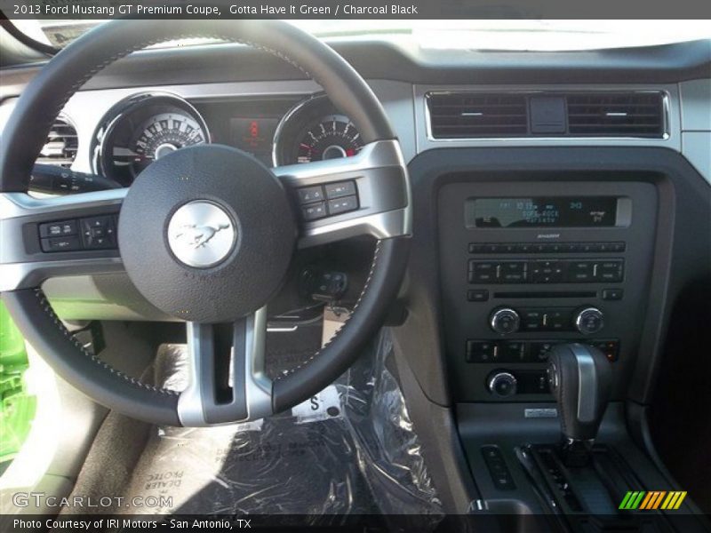 Gotta Have It Green / Charcoal Black 2013 Ford Mustang GT Premium Coupe