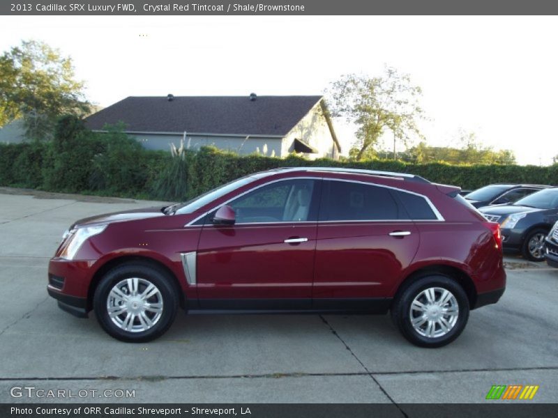 Crystal Red Tintcoat / Shale/Brownstone 2013 Cadillac SRX Luxury FWD