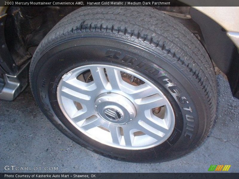Harvest Gold Metallic / Medium Dark Parchment 2003 Mercury Mountaineer Convenience AWD