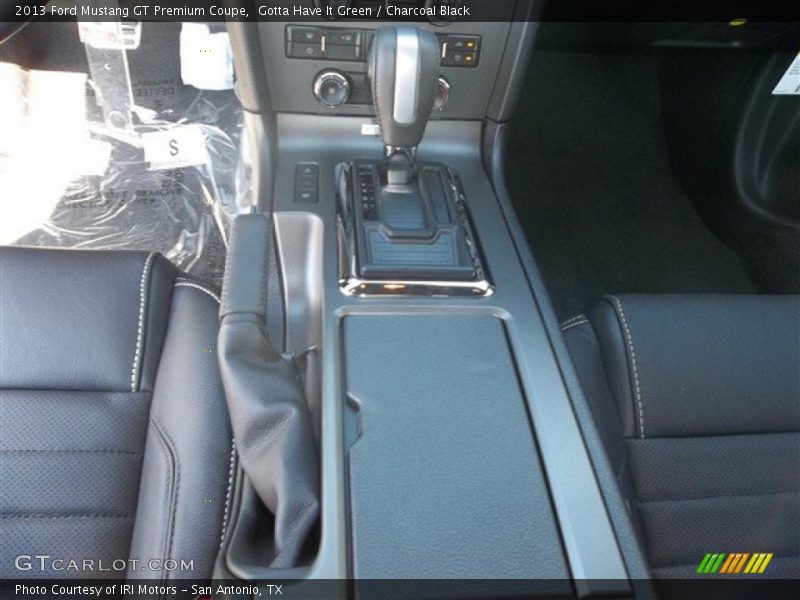 Gotta Have It Green / Charcoal Black 2013 Ford Mustang GT Premium Coupe
