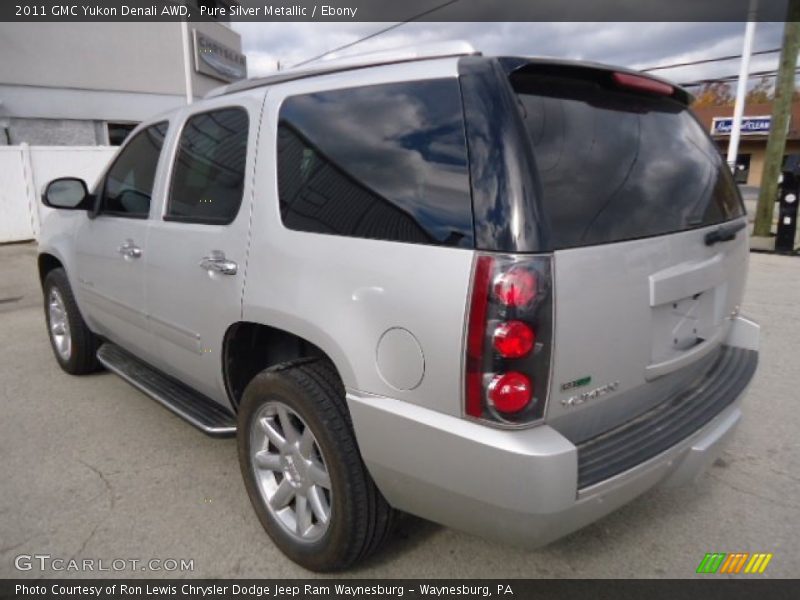 Pure Silver Metallic / Ebony 2011 GMC Yukon Denali AWD
