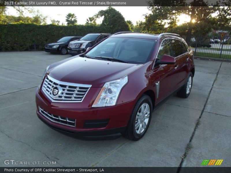 Crystal Red Tintcoat / Shale/Brownstone 2013 Cadillac SRX Luxury FWD
