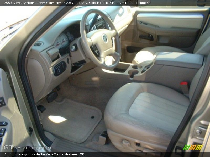 Harvest Gold Metallic / Medium Dark Parchment 2003 Mercury Mountaineer Convenience AWD