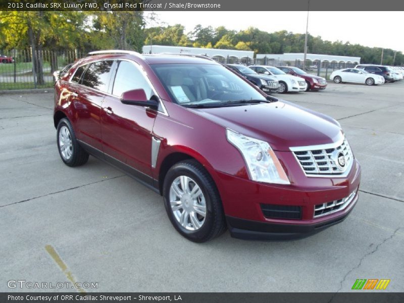 Crystal Red Tintcoat / Shale/Brownstone 2013 Cadillac SRX Luxury FWD