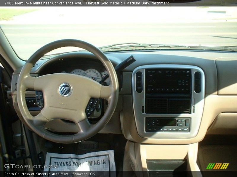 Harvest Gold Metallic / Medium Dark Parchment 2003 Mercury Mountaineer Convenience AWD