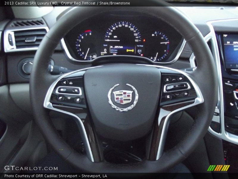 Crystal Red Tintcoat / Shale/Brownstone 2013 Cadillac SRX Luxury FWD