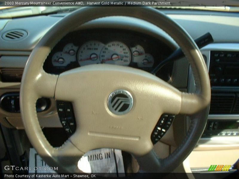 Harvest Gold Metallic / Medium Dark Parchment 2003 Mercury Mountaineer Convenience AWD