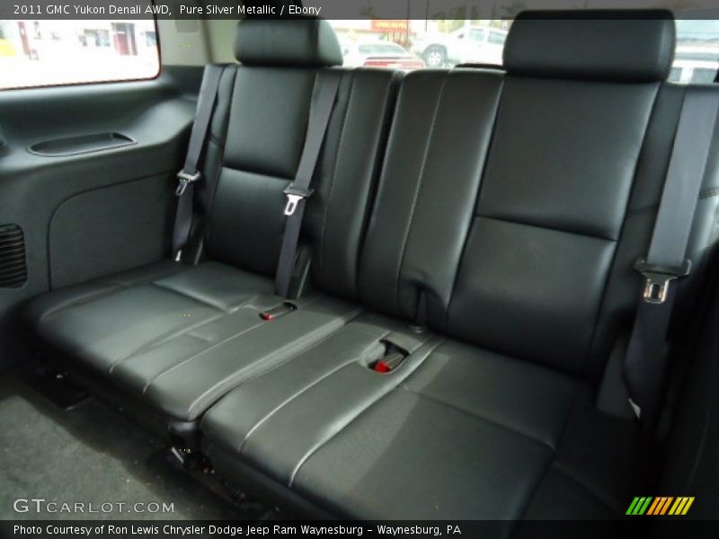 Pure Silver Metallic / Ebony 2011 GMC Yukon Denali AWD