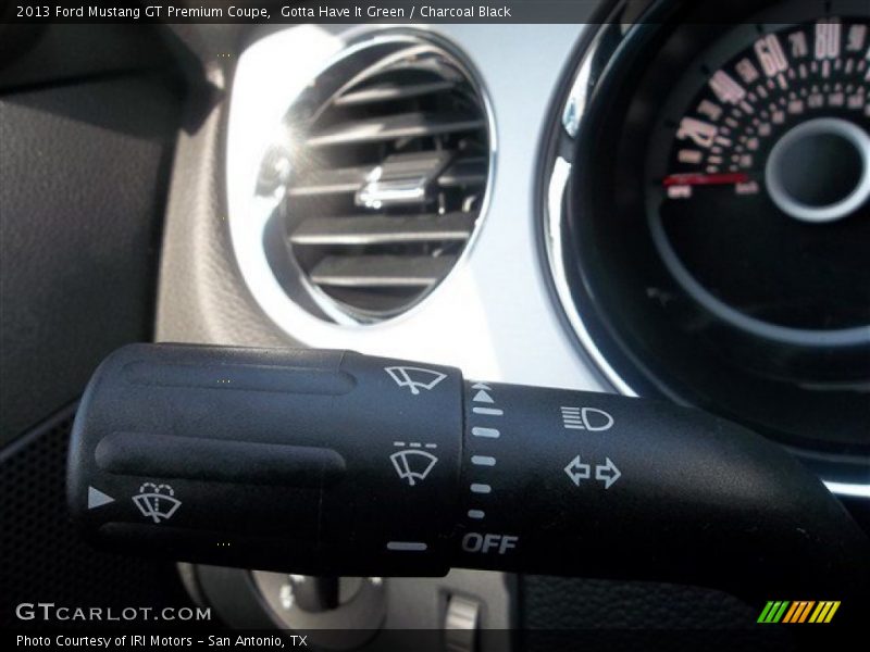 Gotta Have It Green / Charcoal Black 2013 Ford Mustang GT Premium Coupe