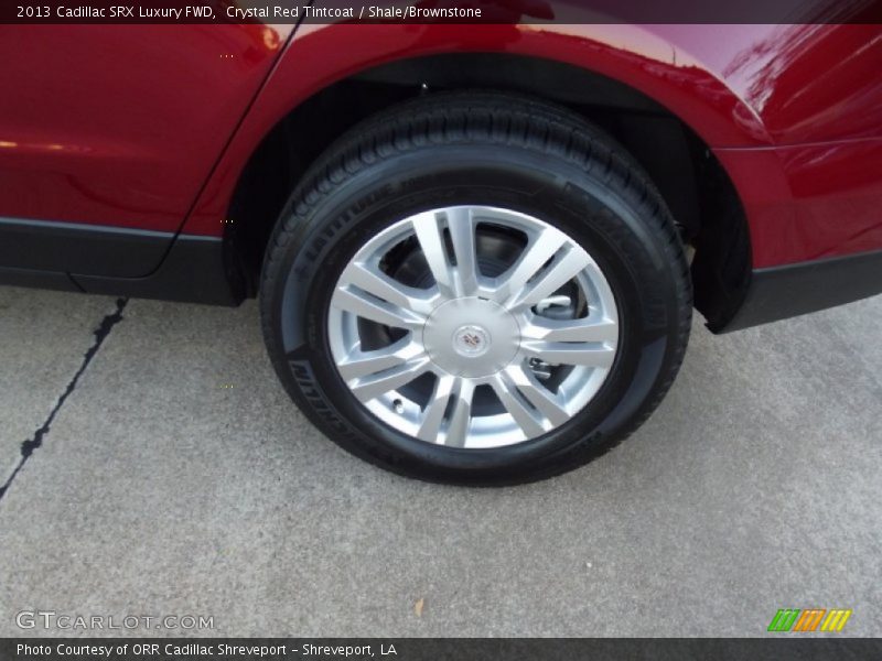 Crystal Red Tintcoat / Shale/Brownstone 2013 Cadillac SRX Luxury FWD