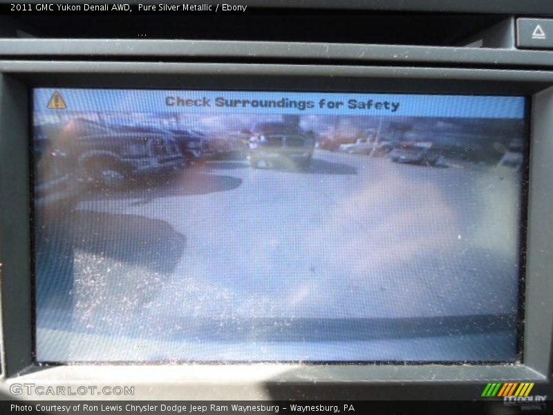 Pure Silver Metallic / Ebony 2011 GMC Yukon Denali AWD