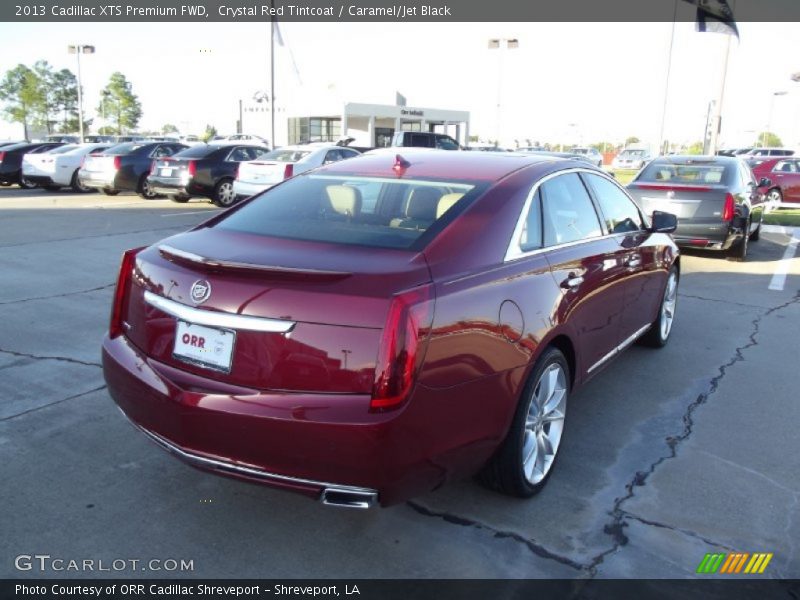 Crystal Red Tintcoat / Caramel/Jet Black 2013 Cadillac XTS Premium FWD