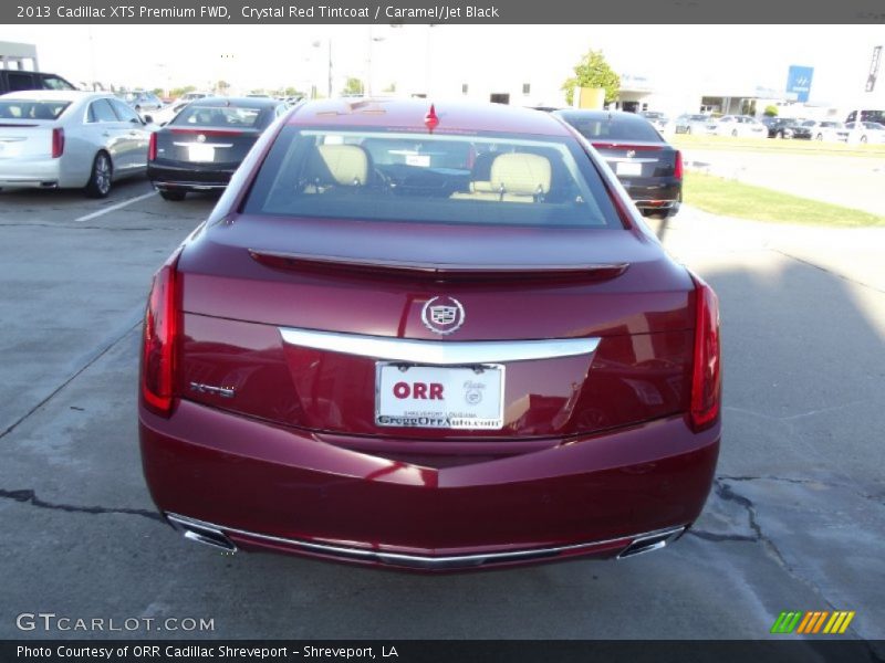 Crystal Red Tintcoat / Caramel/Jet Black 2013 Cadillac XTS Premium FWD