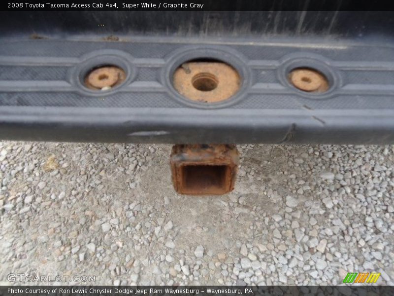 Super White / Graphite Gray 2008 Toyota Tacoma Access Cab 4x4