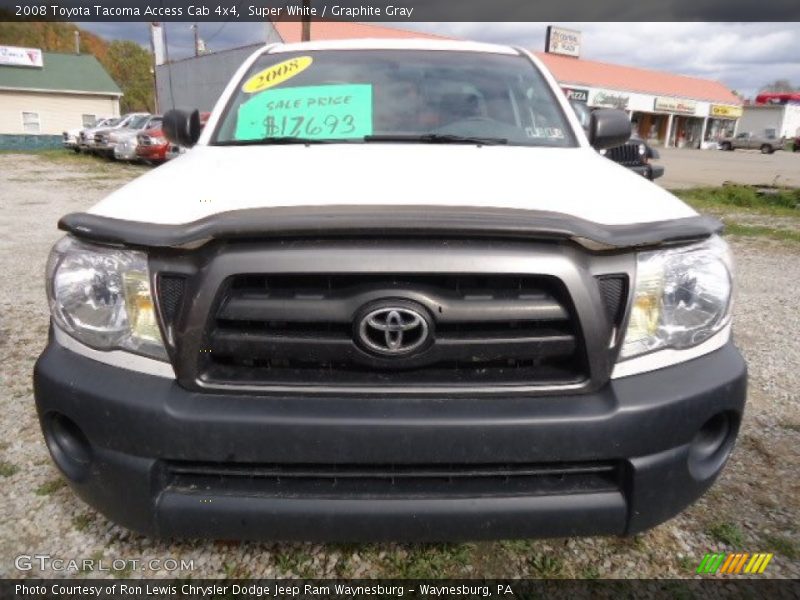 Super White / Graphite Gray 2008 Toyota Tacoma Access Cab 4x4