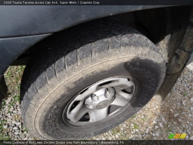 Super White / Graphite Gray 2008 Toyota Tacoma Access Cab 4x4