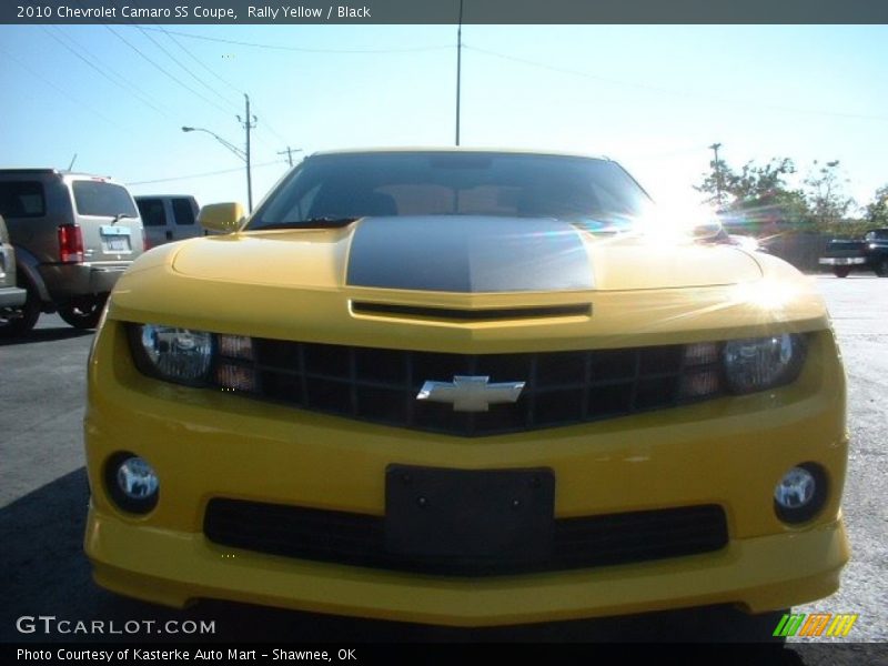 Rally Yellow / Black 2010 Chevrolet Camaro SS Coupe
