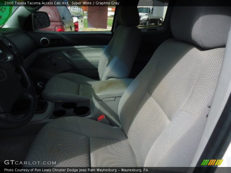 Super White / Graphite Gray 2008 Toyota Tacoma Access Cab 4x4
