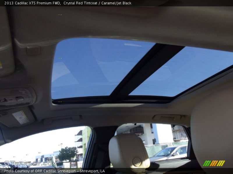 Crystal Red Tintcoat / Caramel/Jet Black 2013 Cadillac XTS Premium FWD