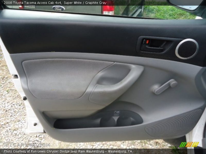 Super White / Graphite Gray 2008 Toyota Tacoma Access Cab 4x4