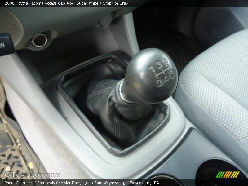 Super White / Graphite Gray 2008 Toyota Tacoma Access Cab 4x4