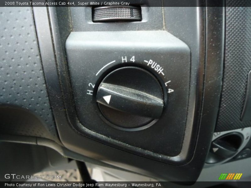 Super White / Graphite Gray 2008 Toyota Tacoma Access Cab 4x4