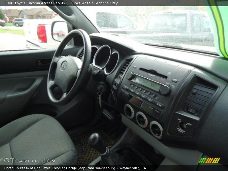 Super White / Graphite Gray 2008 Toyota Tacoma Access Cab 4x4