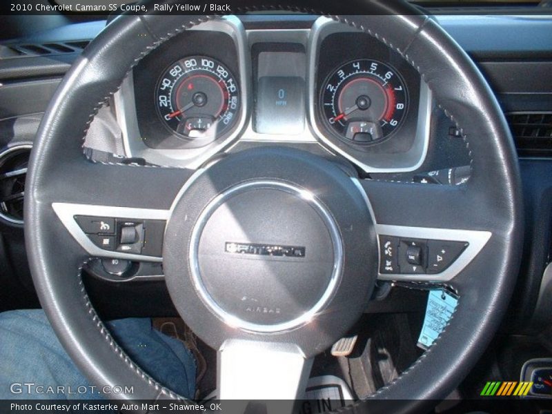 Rally Yellow / Black 2010 Chevrolet Camaro SS Coupe