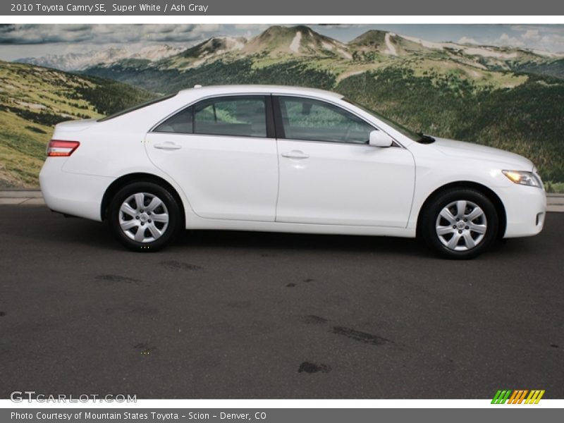 Super White / Ash Gray 2010 Toyota Camry SE