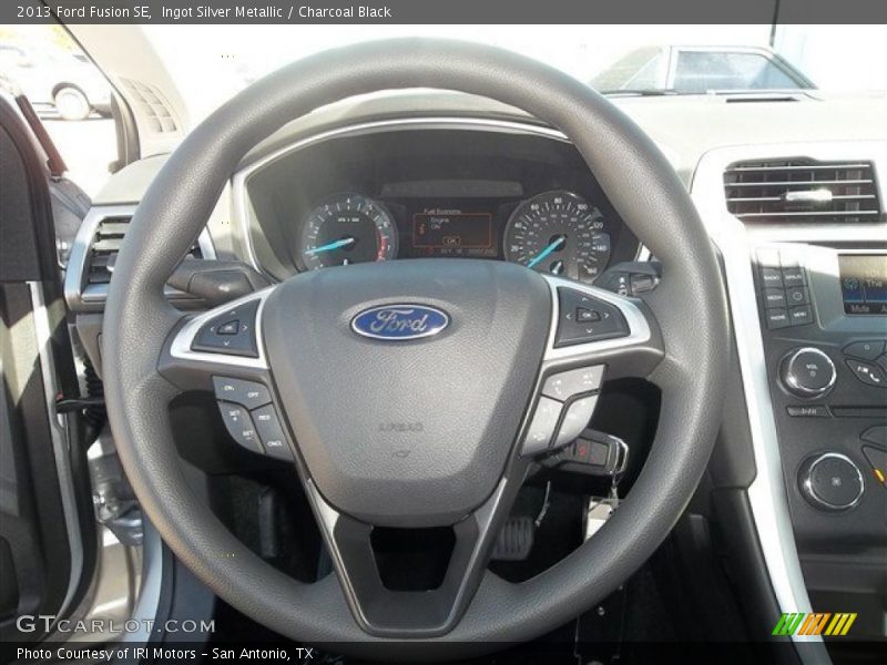 Ingot Silver Metallic / Charcoal Black 2013 Ford Fusion SE