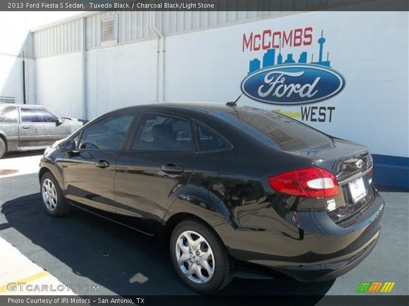 Tuxedo Black / Charcoal Black/Light Stone 2013 Ford Fiesta S Sedan