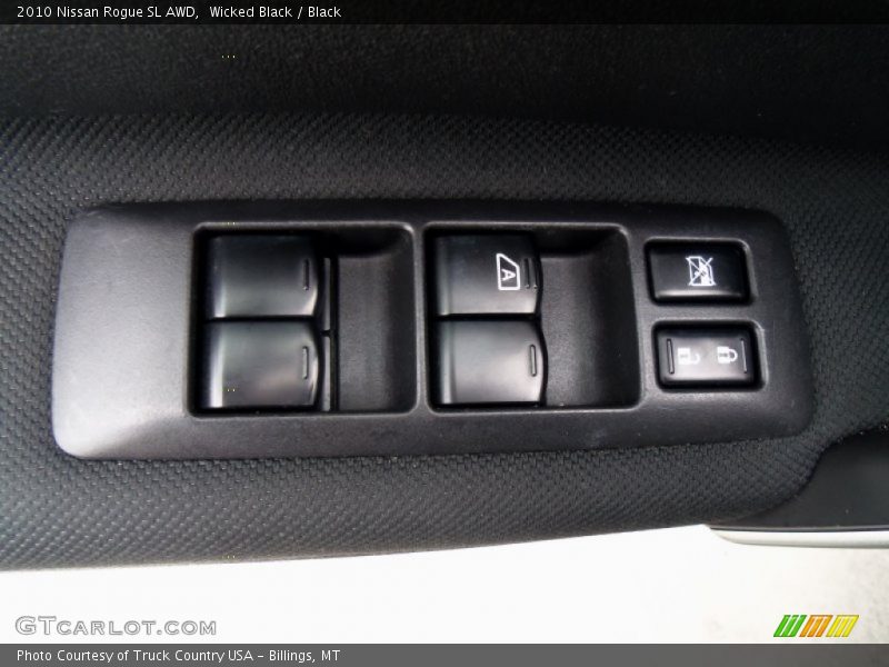 Wicked Black / Black 2010 Nissan Rogue SL AWD