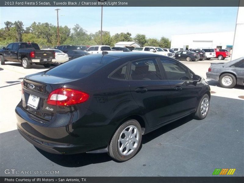 Tuxedo Black / Charcoal Black/Light Stone 2013 Ford Fiesta S Sedan