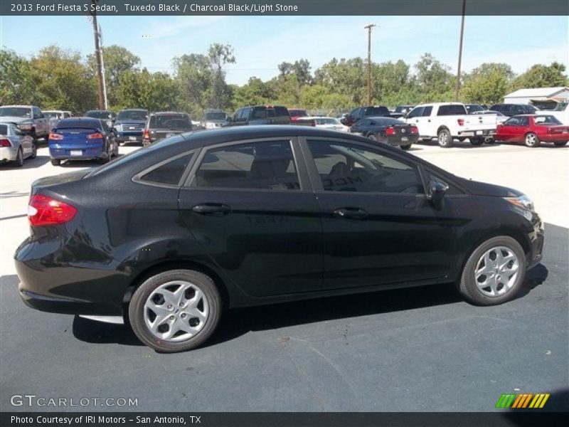 Tuxedo Black / Charcoal Black/Light Stone 2013 Ford Fiesta S Sedan