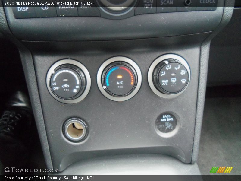 Wicked Black / Black 2010 Nissan Rogue SL AWD