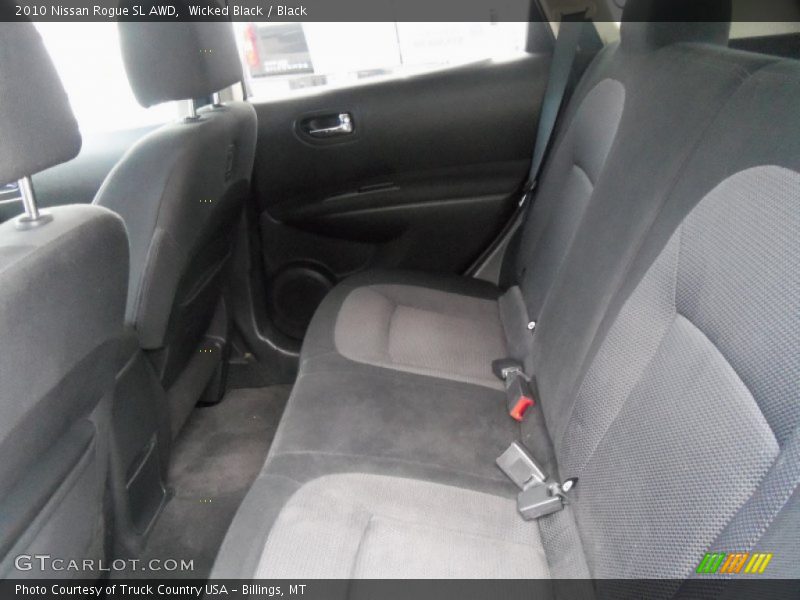 Wicked Black / Black 2010 Nissan Rogue SL AWD
