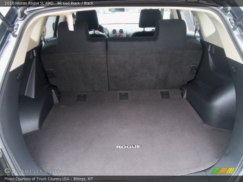 Wicked Black / Black 2010 Nissan Rogue SL AWD