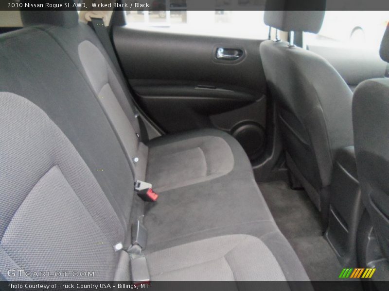 Wicked Black / Black 2010 Nissan Rogue SL AWD