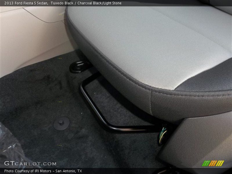 Tuxedo Black / Charcoal Black/Light Stone 2013 Ford Fiesta S Sedan