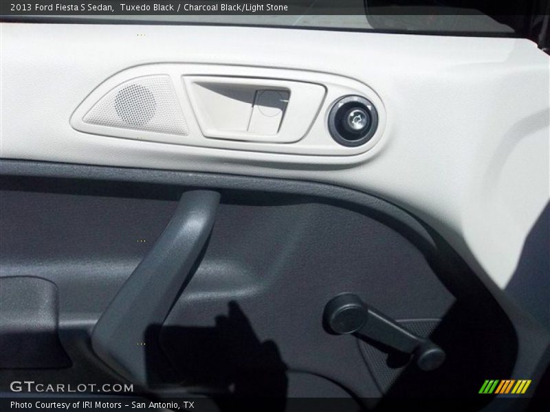 Tuxedo Black / Charcoal Black/Light Stone 2013 Ford Fiesta S Sedan
