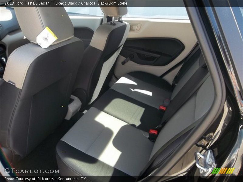 Tuxedo Black / Charcoal Black/Light Stone 2013 Ford Fiesta S Sedan