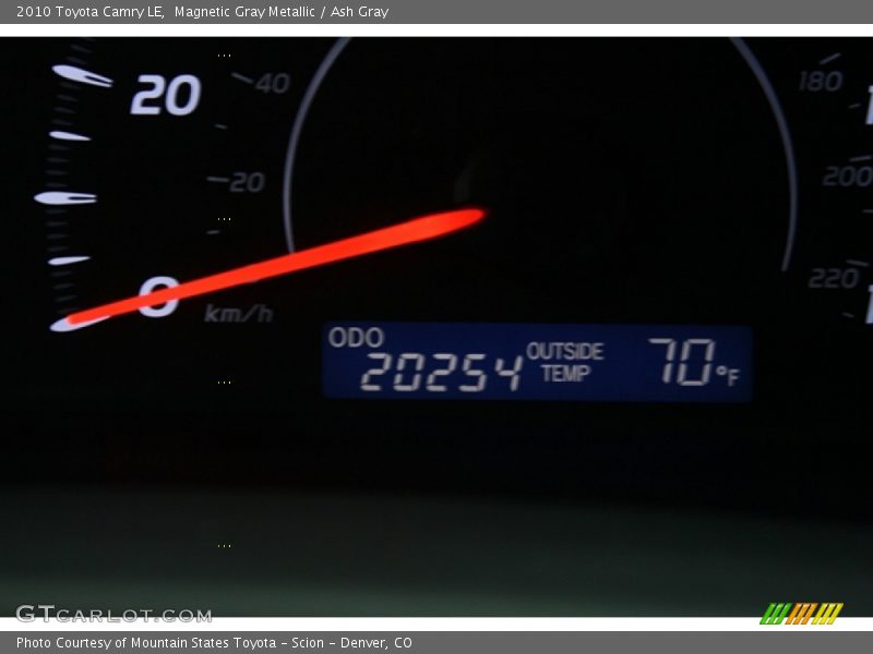 Magnetic Gray Metallic / Ash Gray 2010 Toyota Camry LE