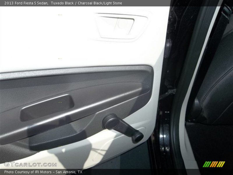 Tuxedo Black / Charcoal Black/Light Stone 2013 Ford Fiesta S Sedan