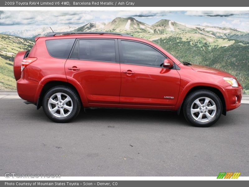 Barcelona Red Metallic / Ash Gray 2009 Toyota RAV4 Limited V6 4WD