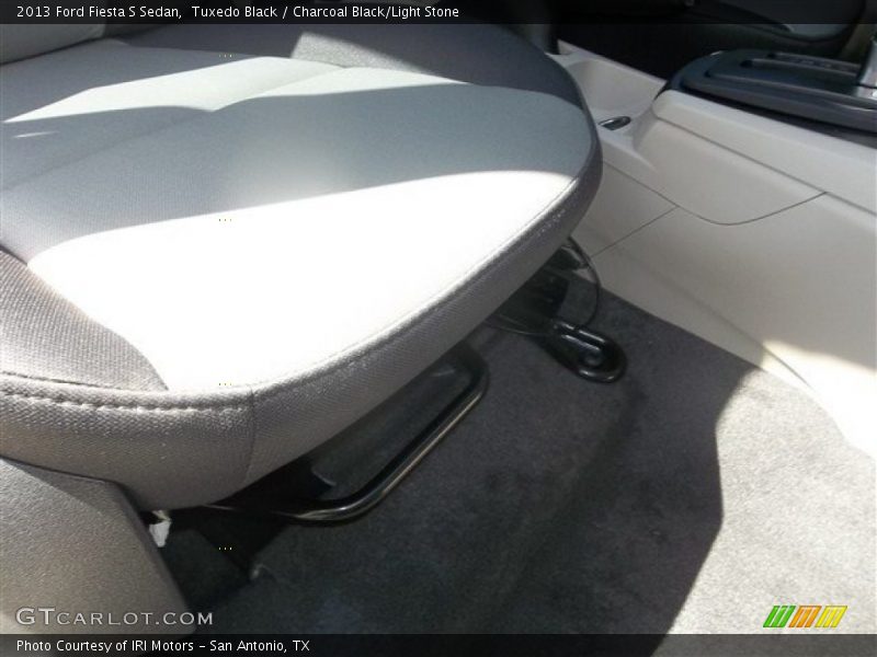 Tuxedo Black / Charcoal Black/Light Stone 2013 Ford Fiesta S Sedan