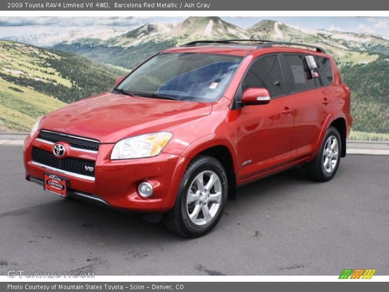 Barcelona Red Metallic / Ash Gray 2009 Toyota RAV4 Limited V6 4WD