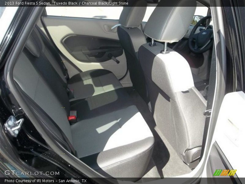 Tuxedo Black / Charcoal Black/Light Stone 2013 Ford Fiesta S Sedan