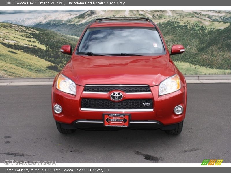 Barcelona Red Metallic / Ash Gray 2009 Toyota RAV4 Limited V6 4WD