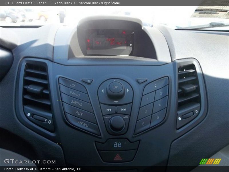 Tuxedo Black / Charcoal Black/Light Stone 2013 Ford Fiesta S Sedan