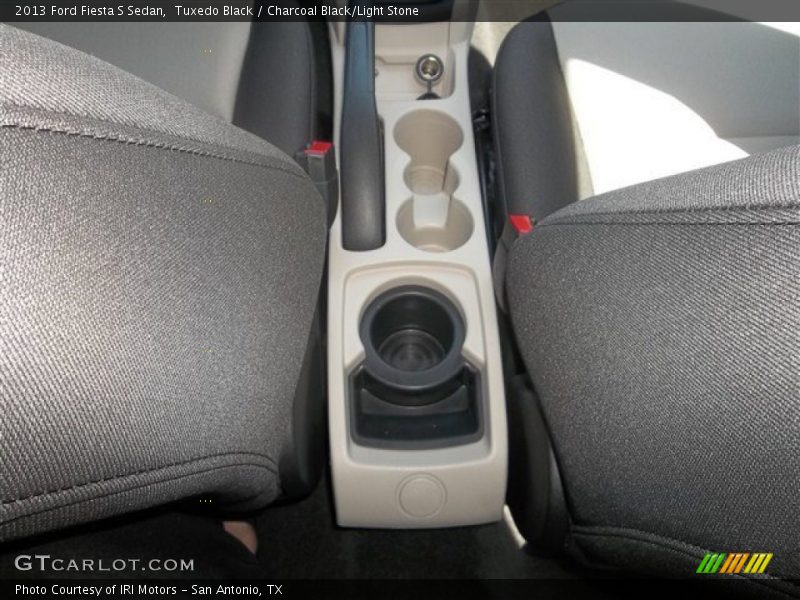 Tuxedo Black / Charcoal Black/Light Stone 2013 Ford Fiesta S Sedan